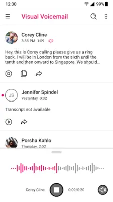 T-Mobile Visual Voicemail android App screenshot 3